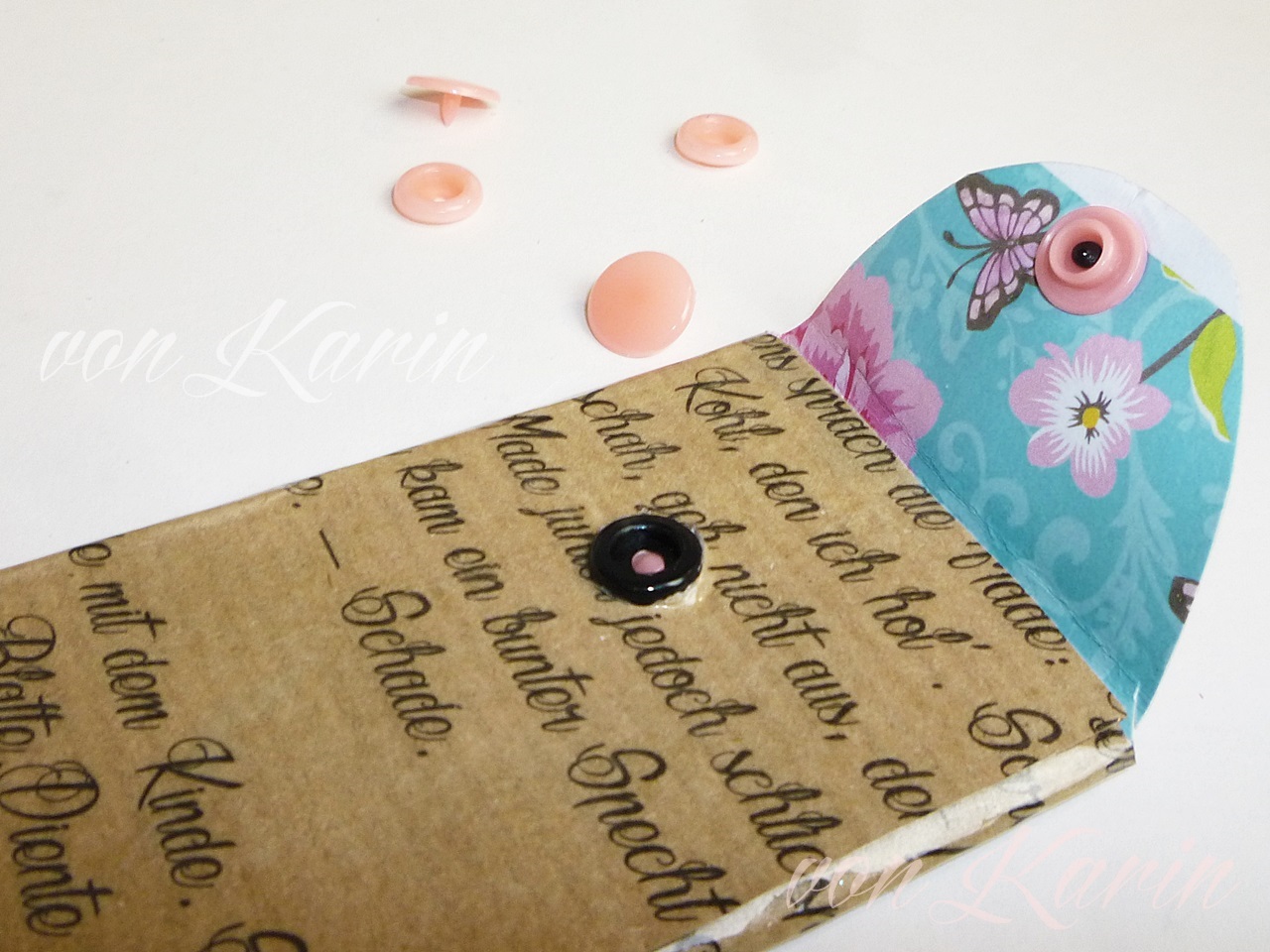 DIY alles vonKarin : No-sew Mäppchen