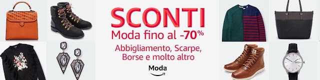 Offerte Amazon Moda: sconti fino al 70% su abbigliamento, scarpe, borse e altro