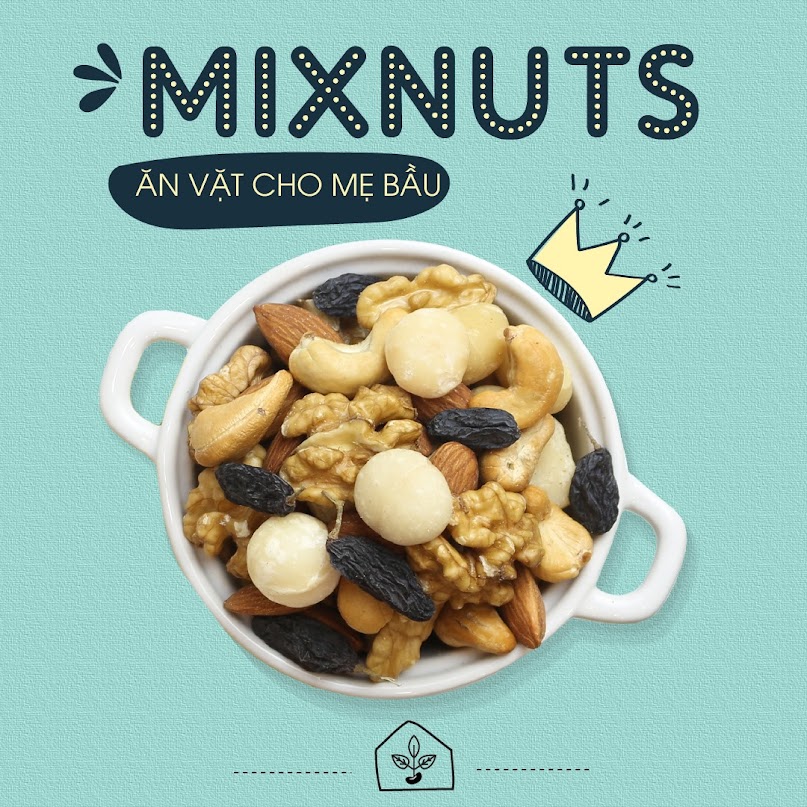 [A36] Mixnuts dinh dưỡng cho Bà Bầu mang thai lần đầu
