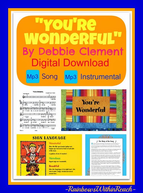 "You're Wonderful" as digital Download: Suitable for EOY: Graduation & Mother's Day
