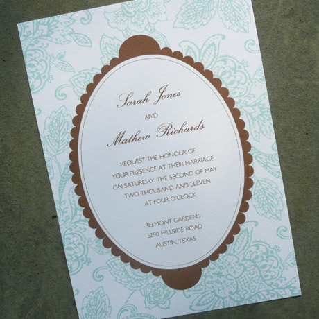 Download and Print Floral Wedding InvitationsEasy DIY Project