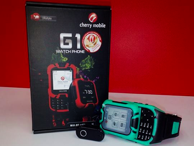 Cherry Mobile G1 Watch Phone in stores for only PHP1,699 this 2014!