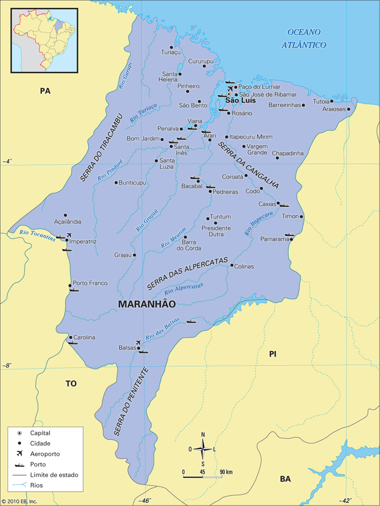 Blog de Geografia Mapa do Maranhão Blog de Geografia Mapa do Maranhão