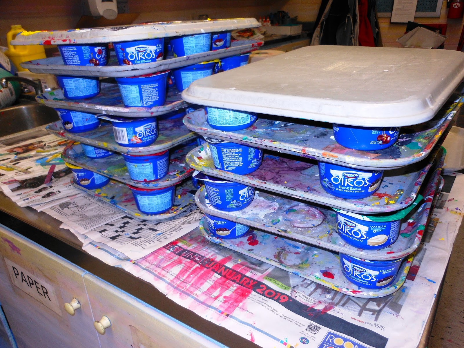 MANAGING THE ART CLASSROOM PAINTING ORGANIZATION & CLEANUP