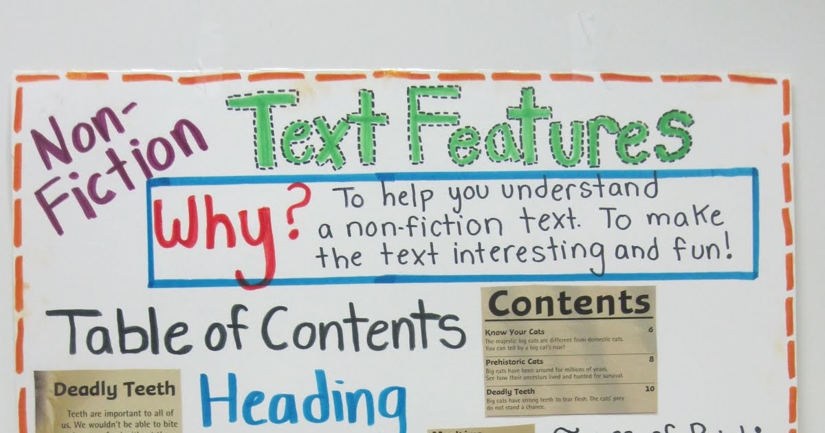 Second Grade Style: Teaching Text Features