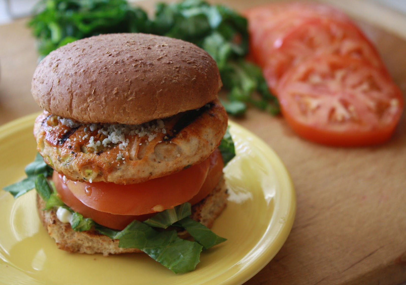 Sip And Chew Blue Cheese Chicken Burger