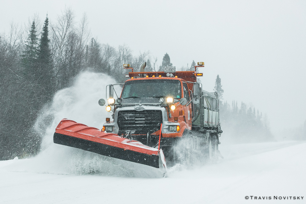 Photography by Travis Novitsky Photo Journal MNDOT Plow Highway 61