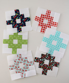 Free quilt blocks patterns from the Patchwork Quilt Along with the Fat Quarter Shop