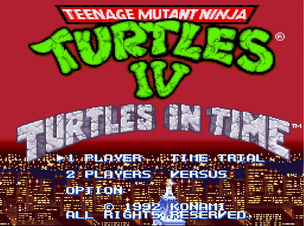 Game Super Teenage Mutant Ninja Turtles IV Turtles in Time Game Super Teenage Mutant Ninja Turtles IV Turtles in Time