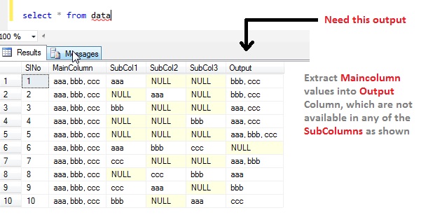 SQL-Compass: SQL Server: Extract or Parse words from a column which are ...