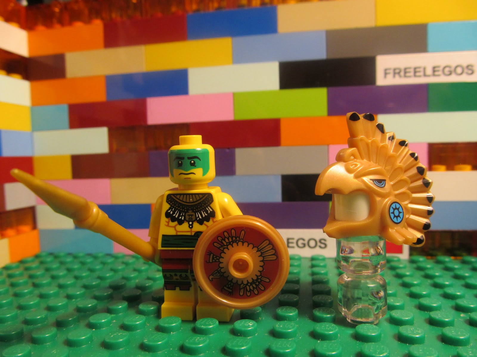 lego minifigure aztec warrior