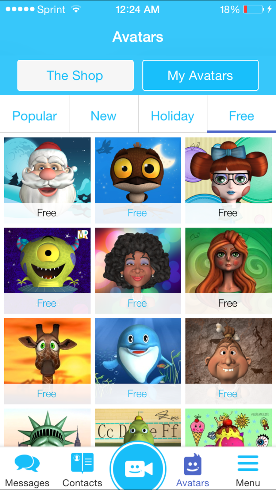 Send Fun & Silly Avatar Messages! 5 Eyeliners and a Gloss