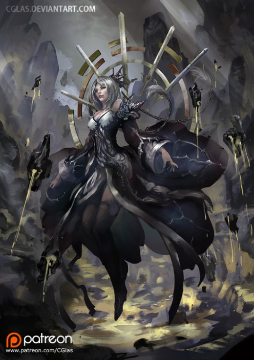 As incríveis ilustrações de fantasia para games de Ng Yong Hui Ng Yong Hui cglas deviantart ilustrações incríveis fantasia games mulheres