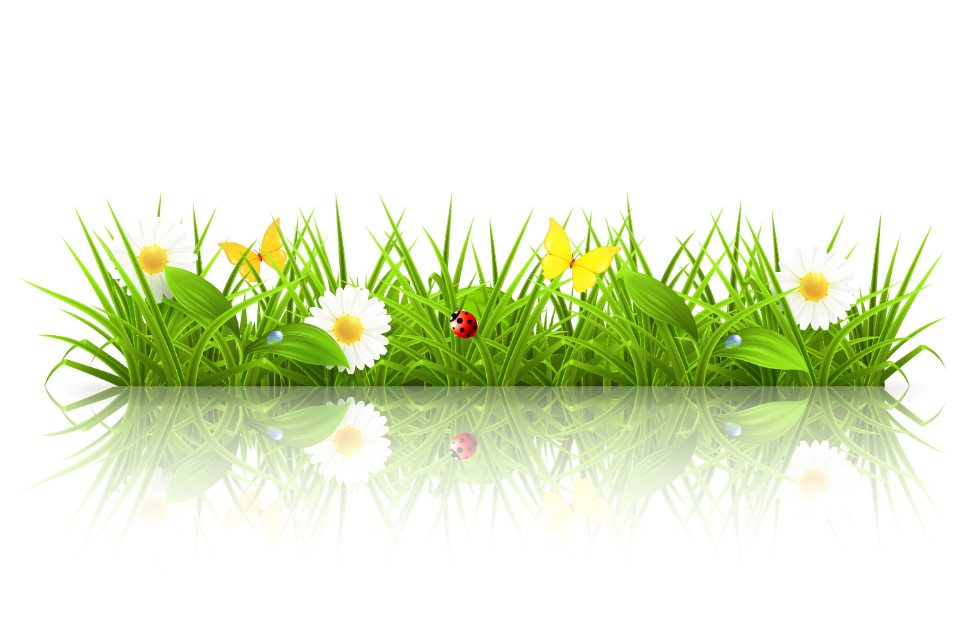 free clipart grass and flowers - photo #24