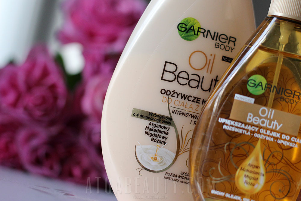 Garnier • Oil Beauty • Olejek i mleczko do ciała