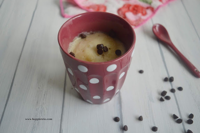 Vanilla Mug Cake Recipe| Eggless Microwave Vanilla Cake
