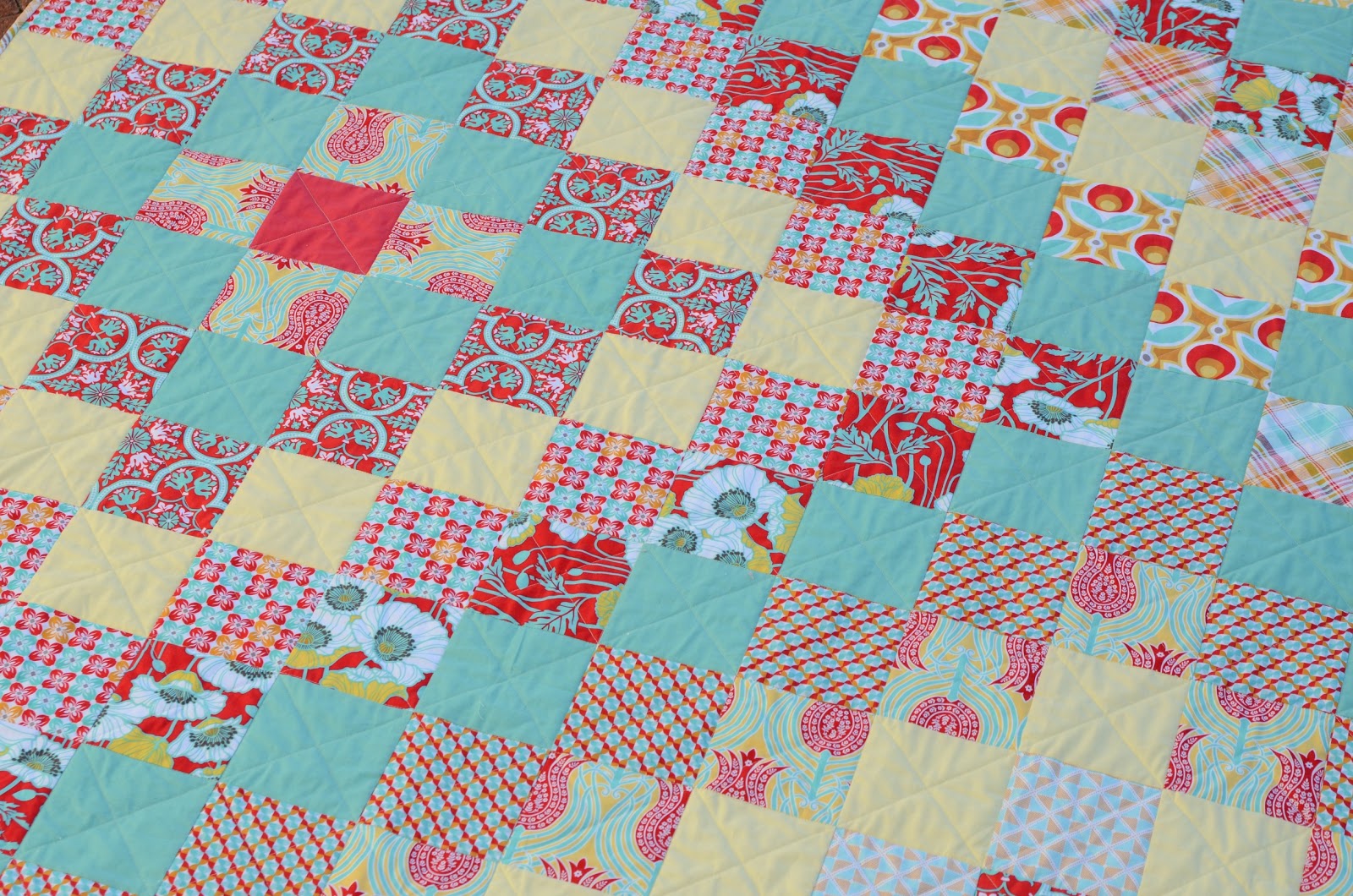 Hyacinth Quilt Designs Trip Around the World quilt