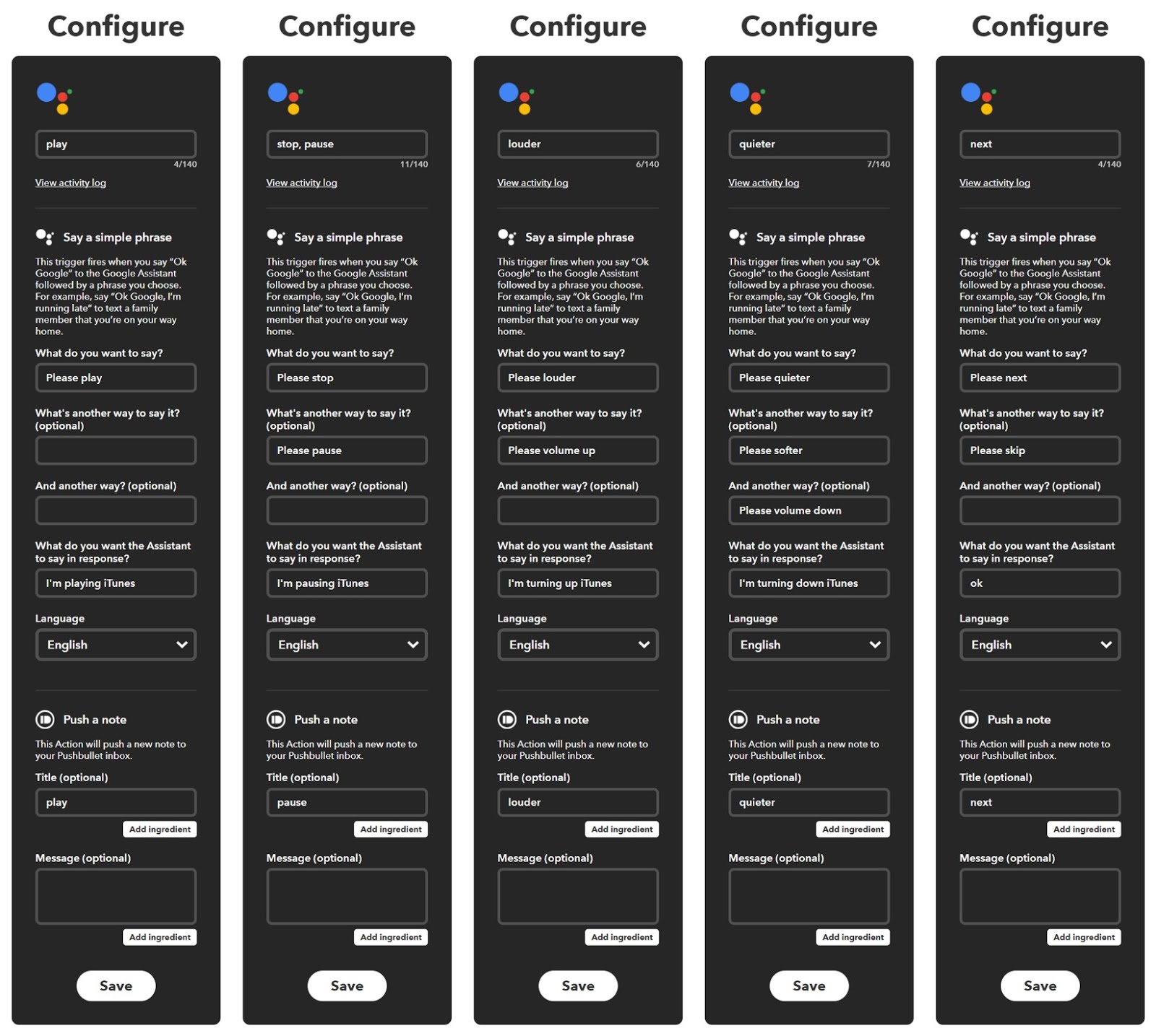 google home and itunes