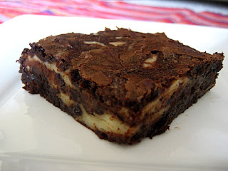 cream cheese filled brownies
