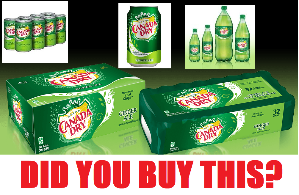 DID YOU BUY CANADA DRY GINGER ALE IN THE PAST 6 YEARS? Sign Up For The
