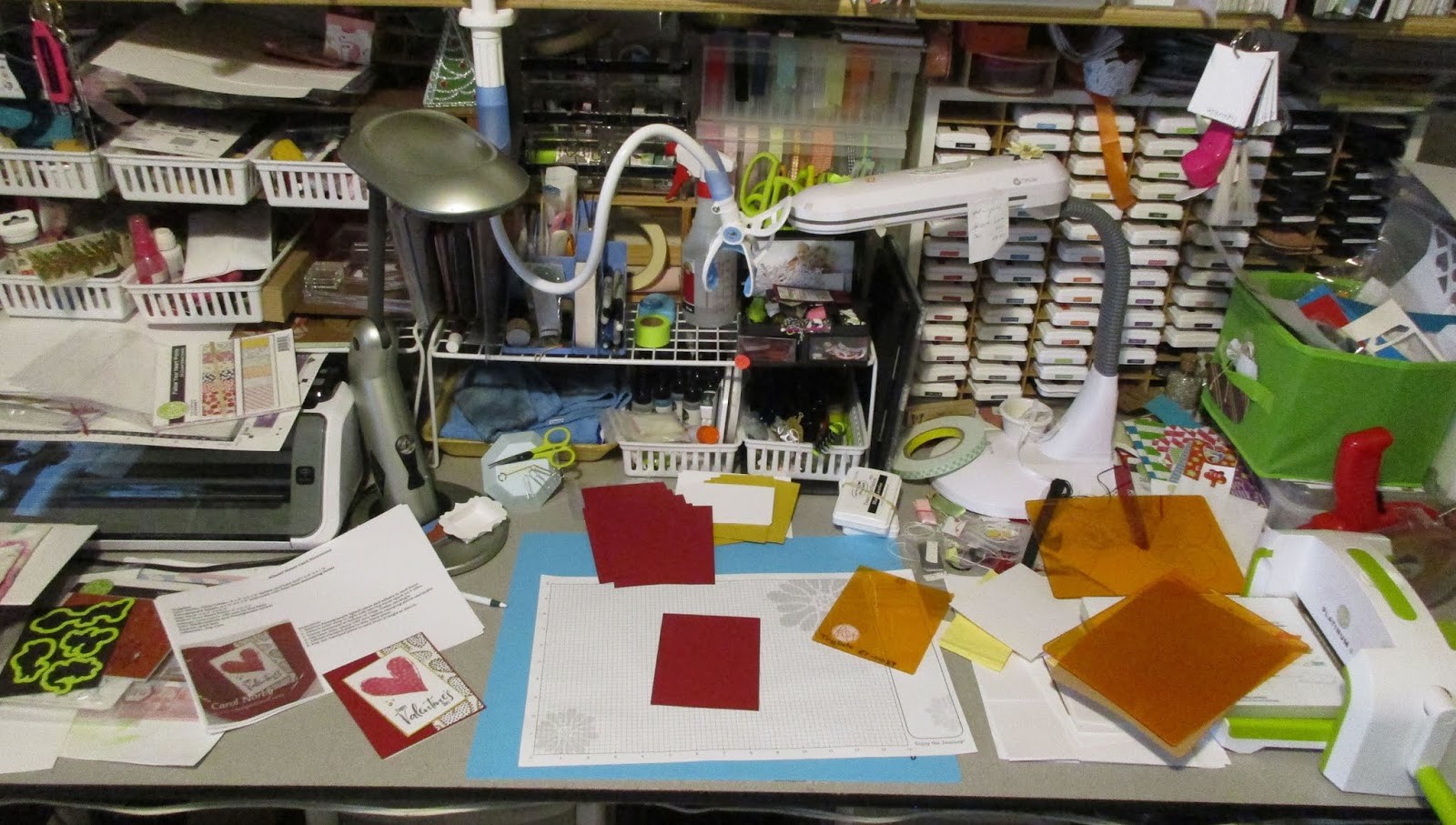 Stampin Carol My Desk And More