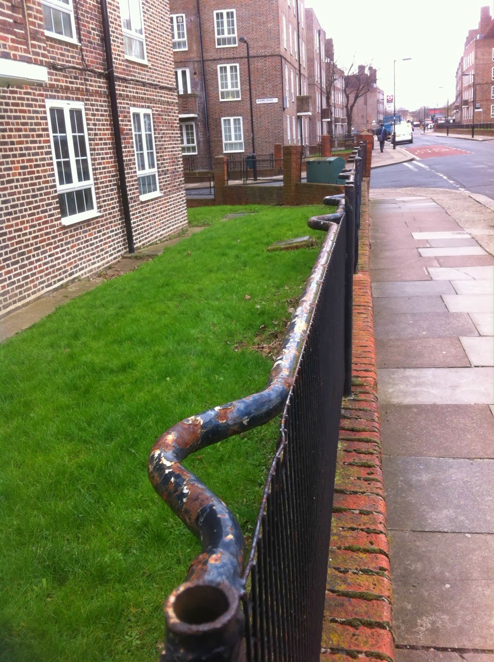 Transpontine History Corner WW2 Stretchers as Railings