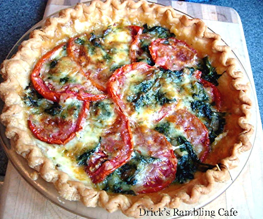 Tomato & Spinach Pie
