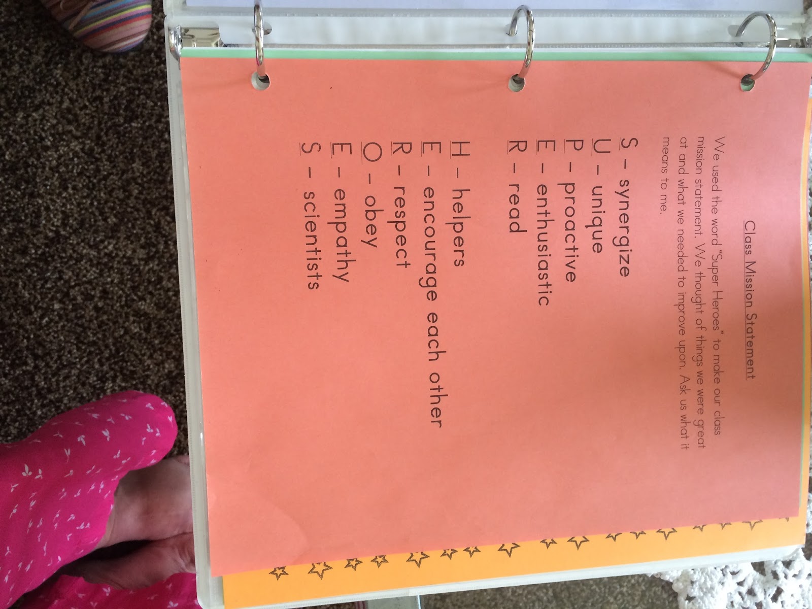 28 Small Chairs: Student Data Binder