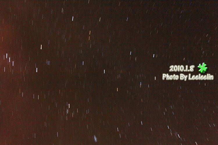 廬山銀河流星夜景|觀月山莊星軌拍攝