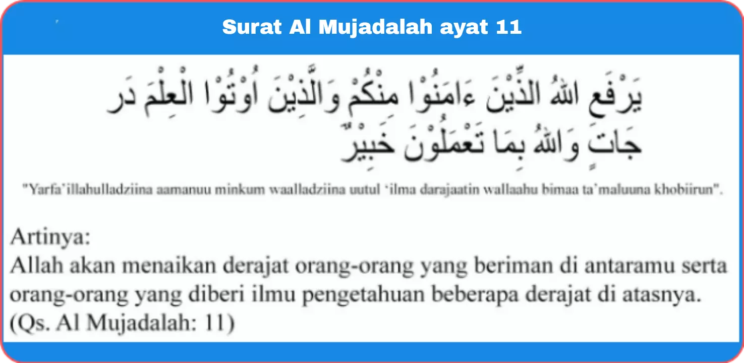Al Mujadalah ayat 11