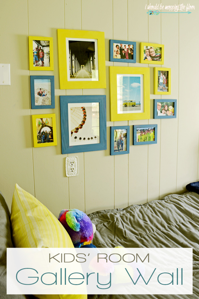 Kids' Room Gallery Wall i should be mopping the floor