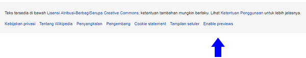 Wikipedia Rilis Fiktur Terbaru pada Pratinjau Halaman