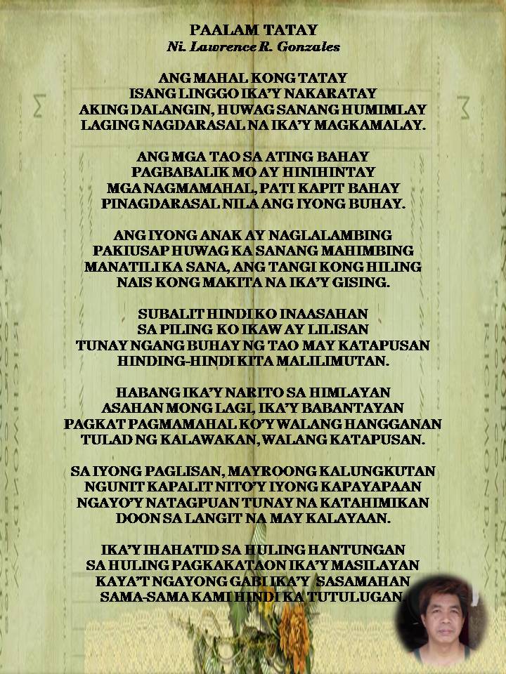 Spoken Poetry Tagalog Tungkol Sa Sarili Ang Ating Sariling Wika
