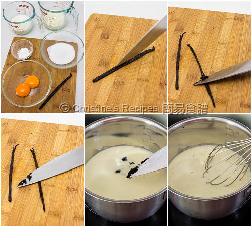 奶黃醬製作圖 How To Make Vanilla Custard01