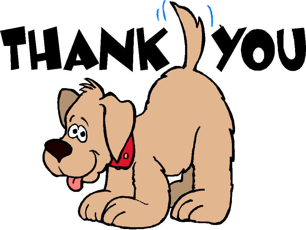 thank you clipart with animals - photo #2