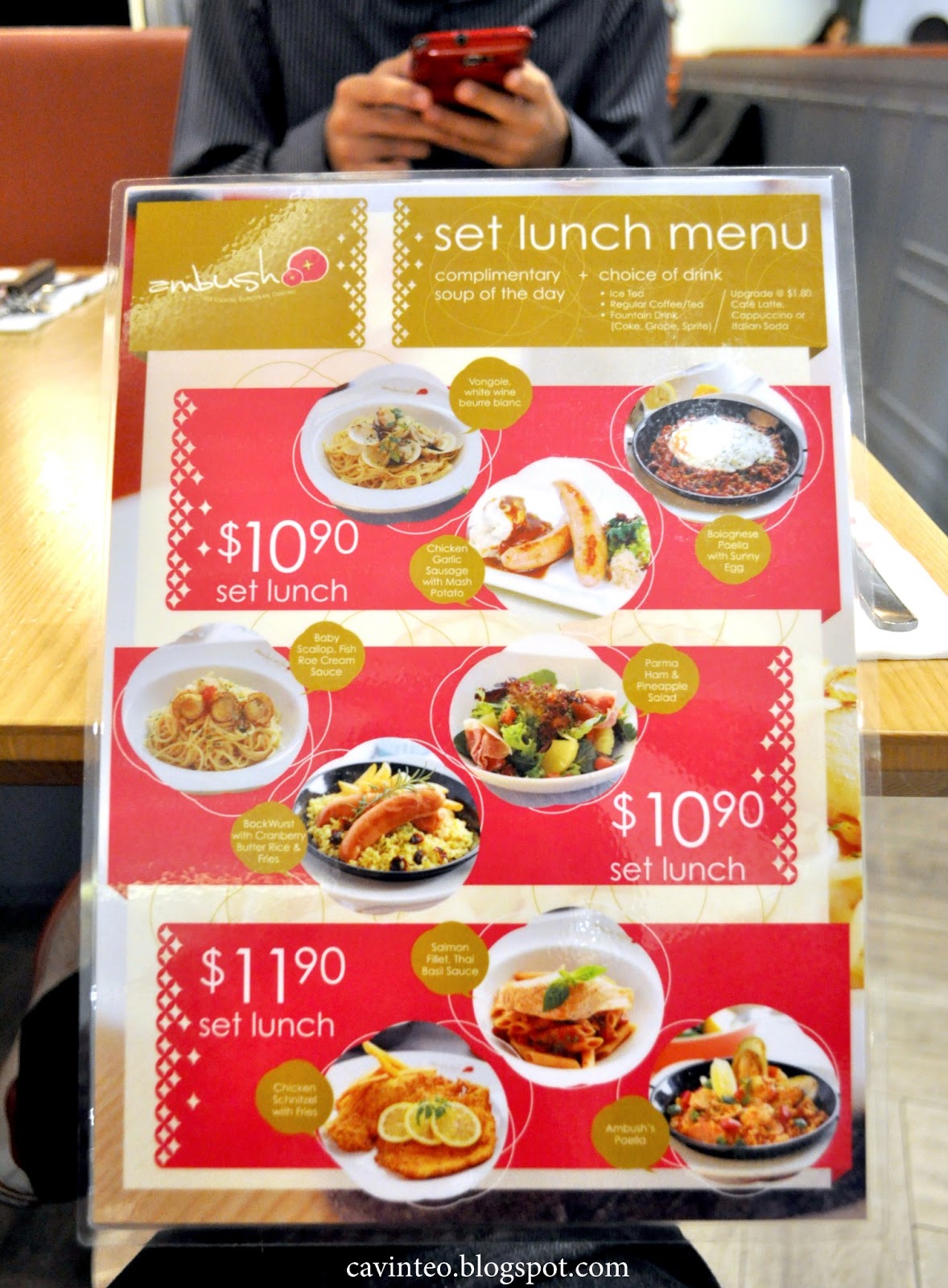 Entree Kibbles Ambush [Fast Causual European Dining] Bolognese Paella Set Lunch Plaza Singapura