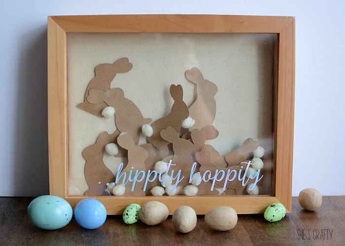 How to make an Easter Decor shadow box