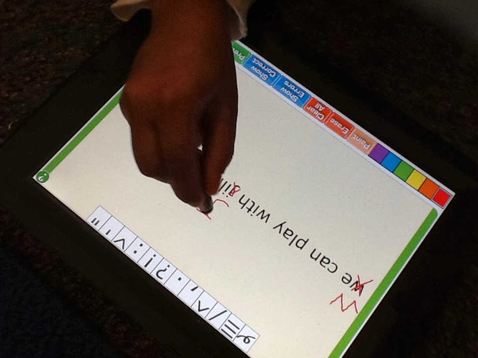 iPads In Learning sentence editing with the Daily Sentence Editing
