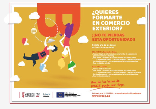 Ivace Internacional convoca 110 becas de especialización Ivace Internacional convoca 110 becas de especialización