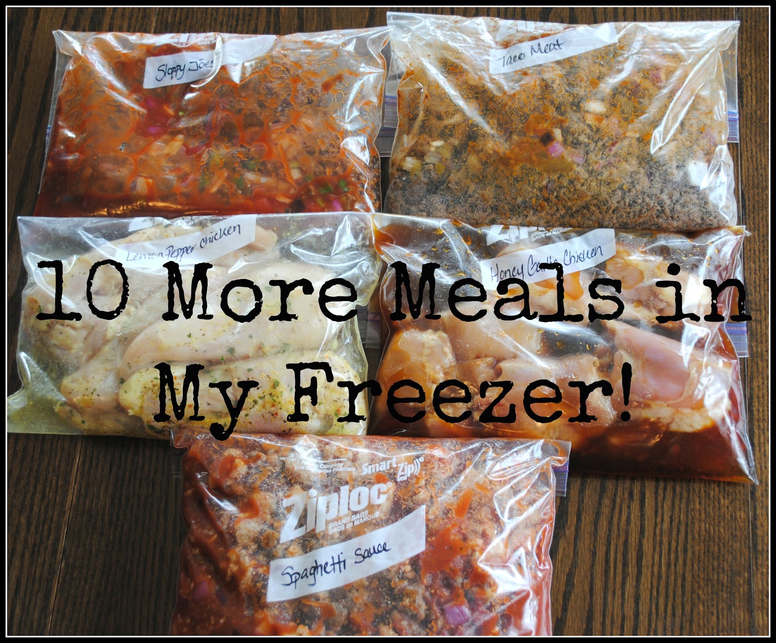 Freezers: Ground Beef Freezer Meals