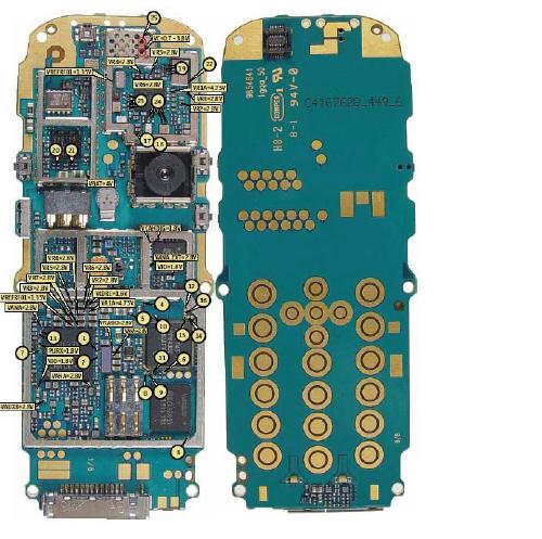 Nokia 6020 Schematic Diagram - Phone Diagram