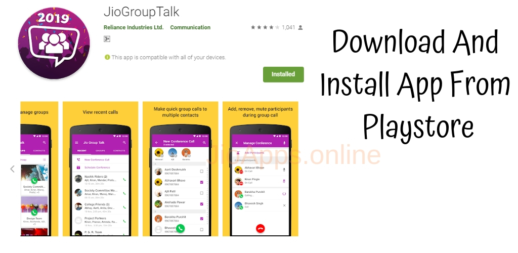 Jio Group Talk - Jio Apps Newly Released Jio Group Talk ...