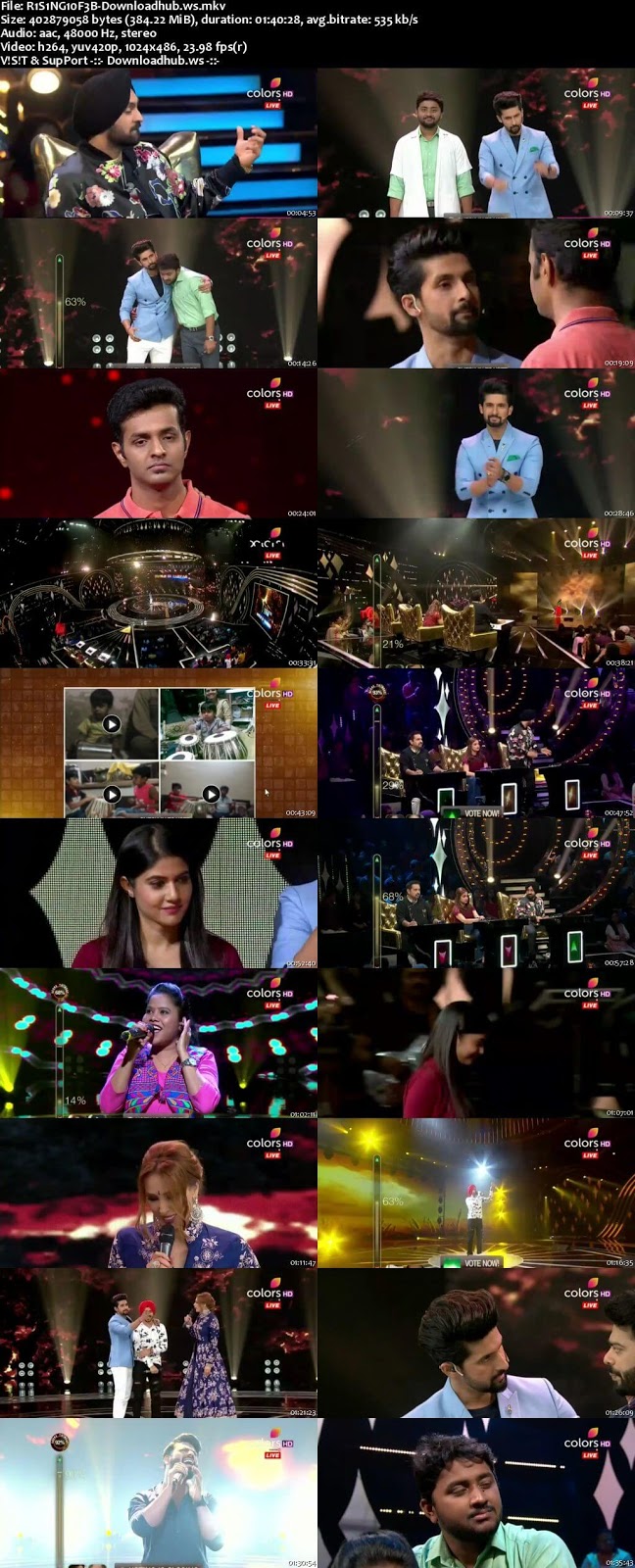 Rising Star Season 2 10 February 2018 Episode 07 HDTV 480p