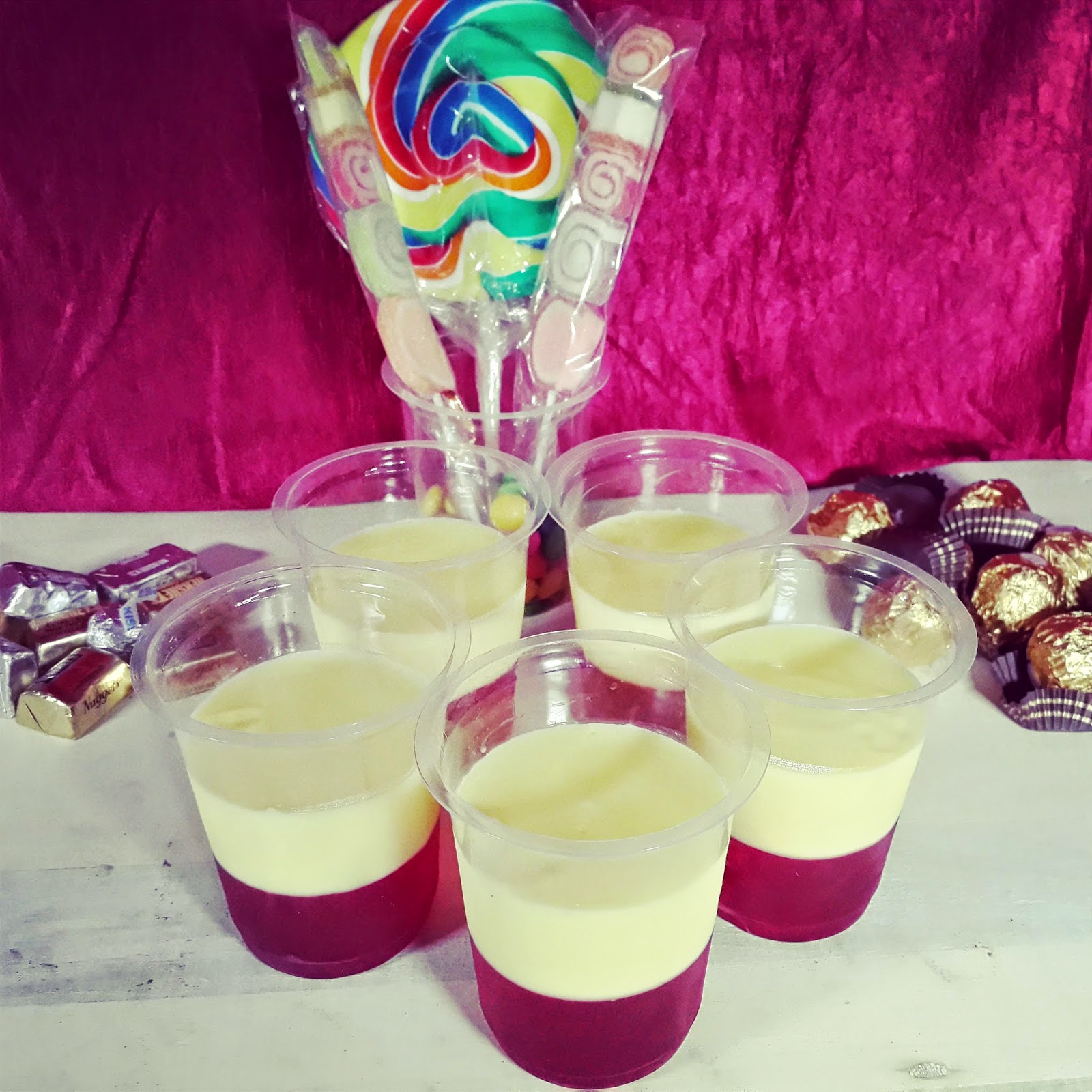 AngelHeavenKitchen JELLY AND CUSTARD IN A CUP