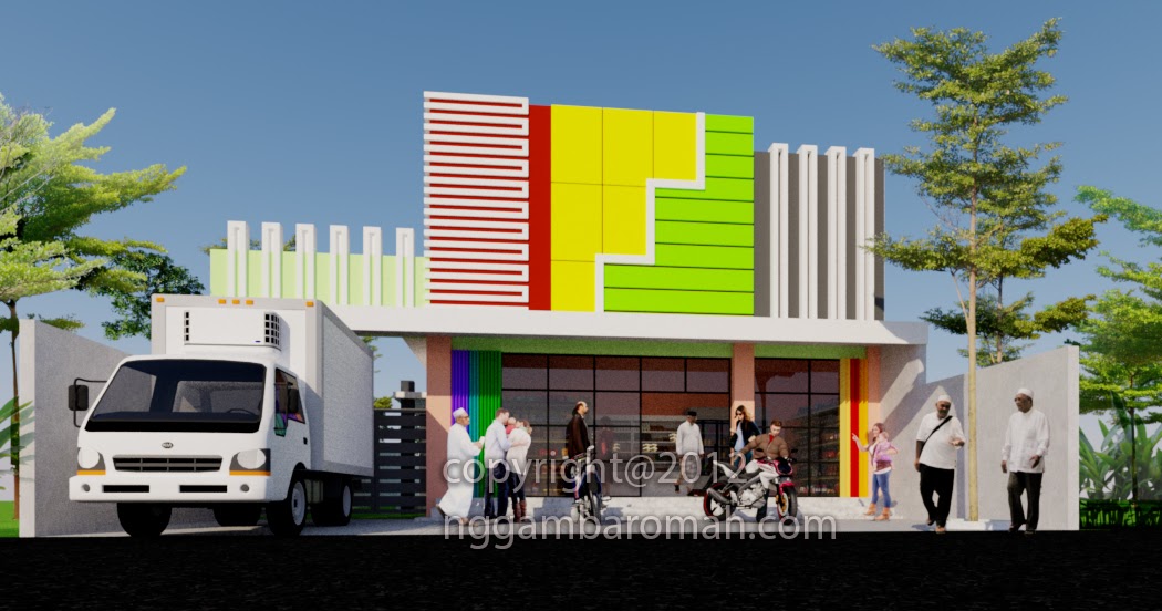 desain rumah online Desain Rumah Toko