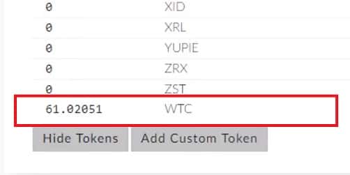 saldo walton wtc monedas en monedero saldo walton wtc monedas en monedero