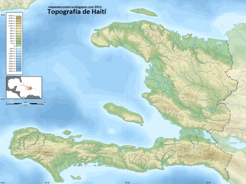 MAPAS DE: HAITI, America