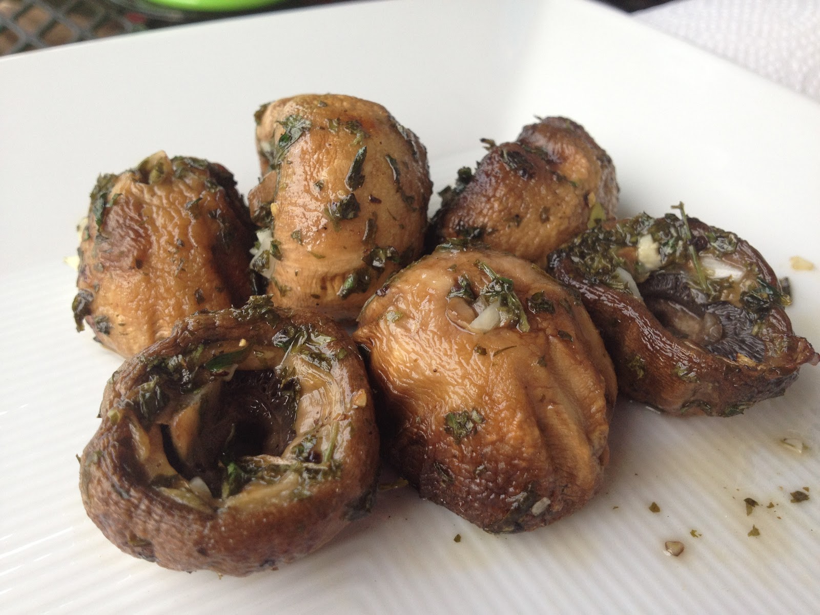 A Pirate's Journey in the Kitchen Lemon Garlic Mushrooms