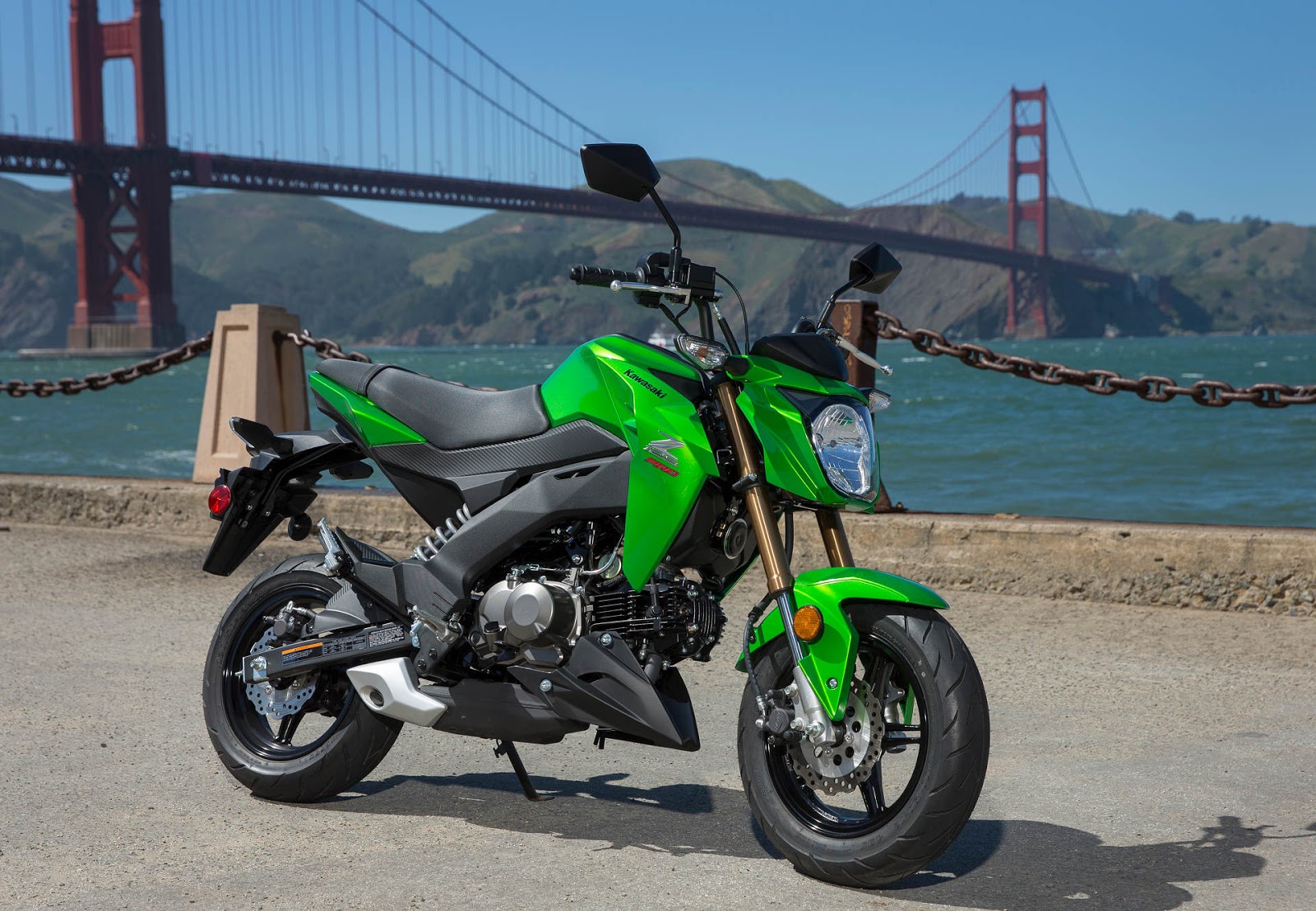 2017 Kawasaki Z125 PRO Первый обзор MotoNews. Все о мире мото