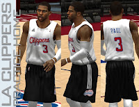 NBA 2K13 L.A. Clippers Home Practice Jersey